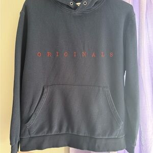 Black Hoodie with Red 'ORIGINALS' Print